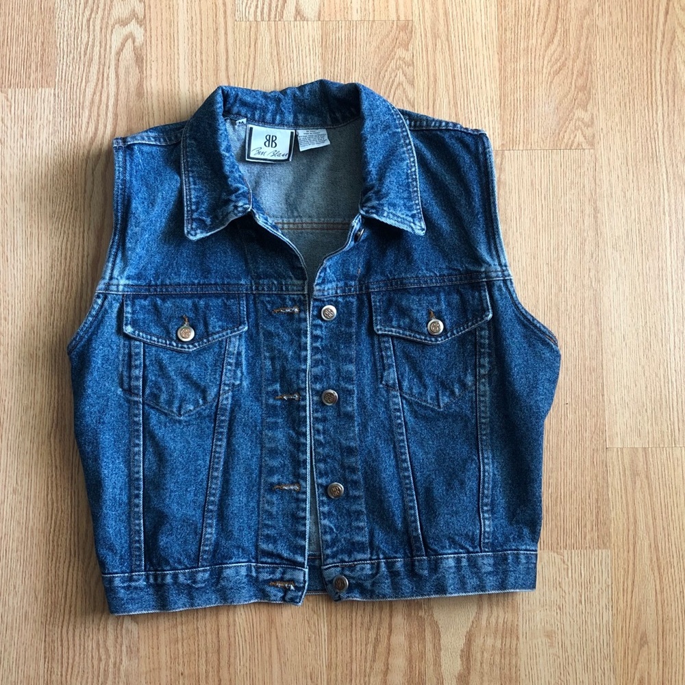 Bill Blass denim vest